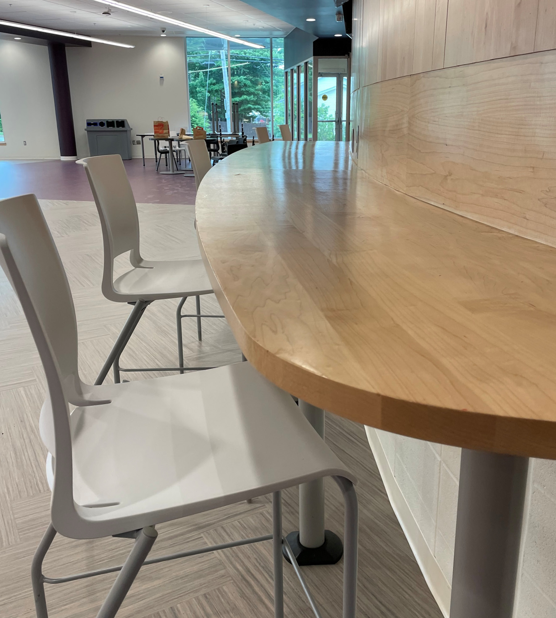 J.L. Ilsley High School Lab Countertops, Panelling, Builtins